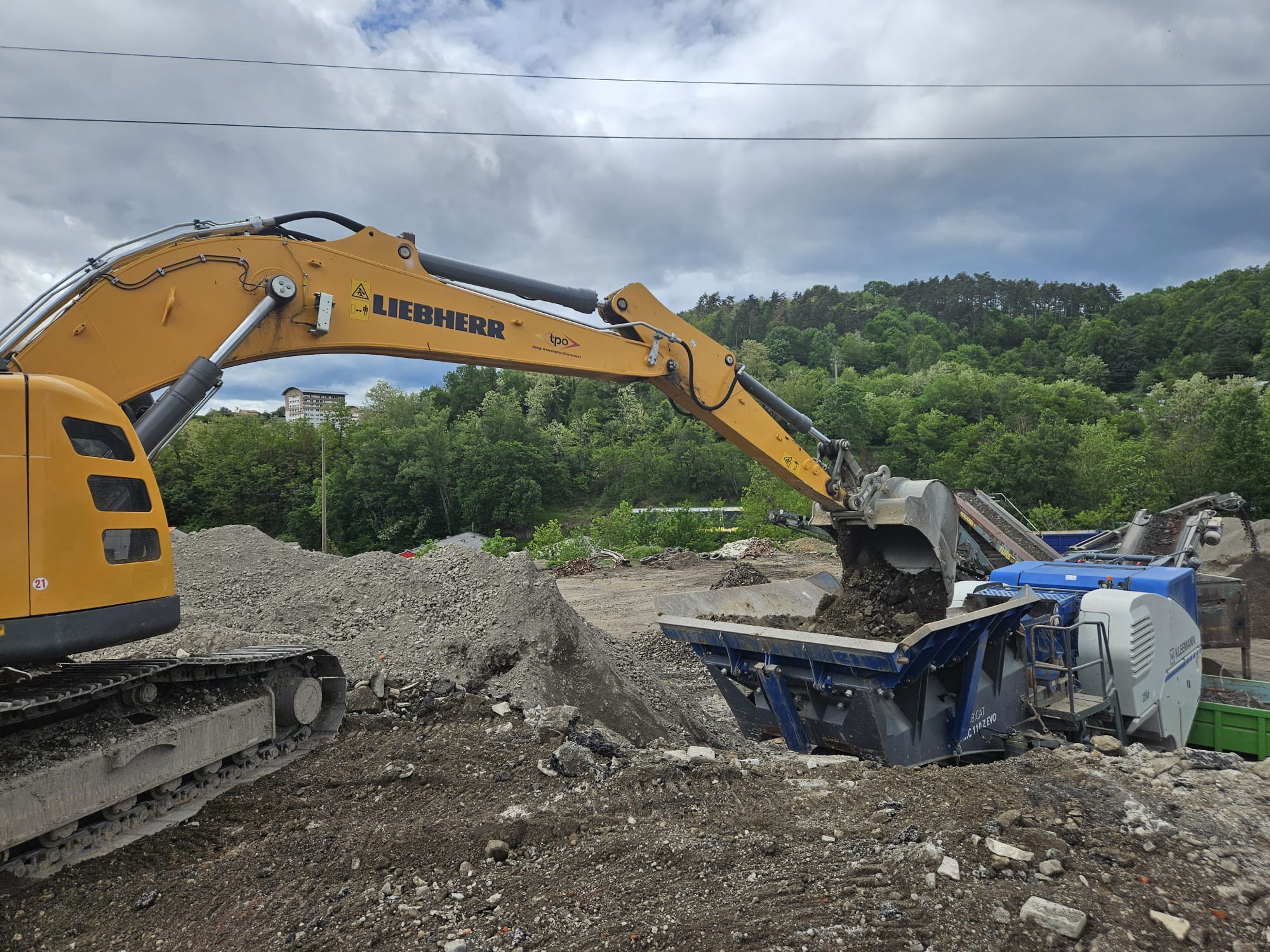 Plateforme de recyclage